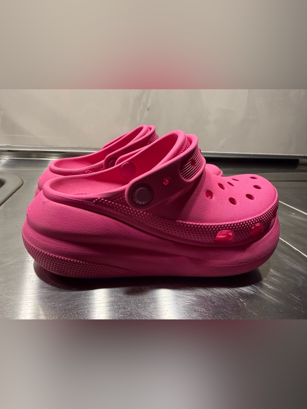 CROCS Women’s Hot Pink Platform Clog